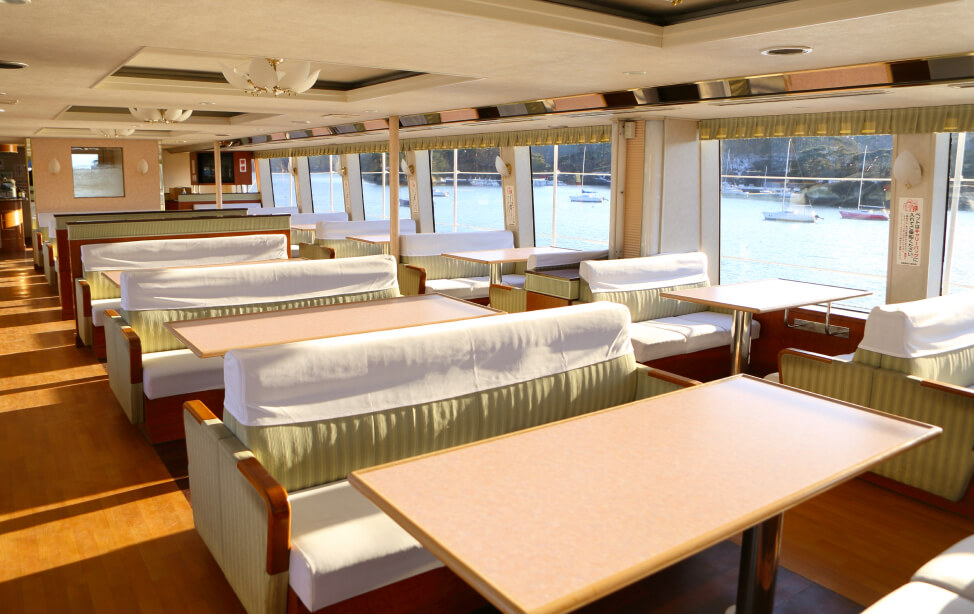 Matsushima sightseeing boat tour Green Seats with Access to an Observation Deck